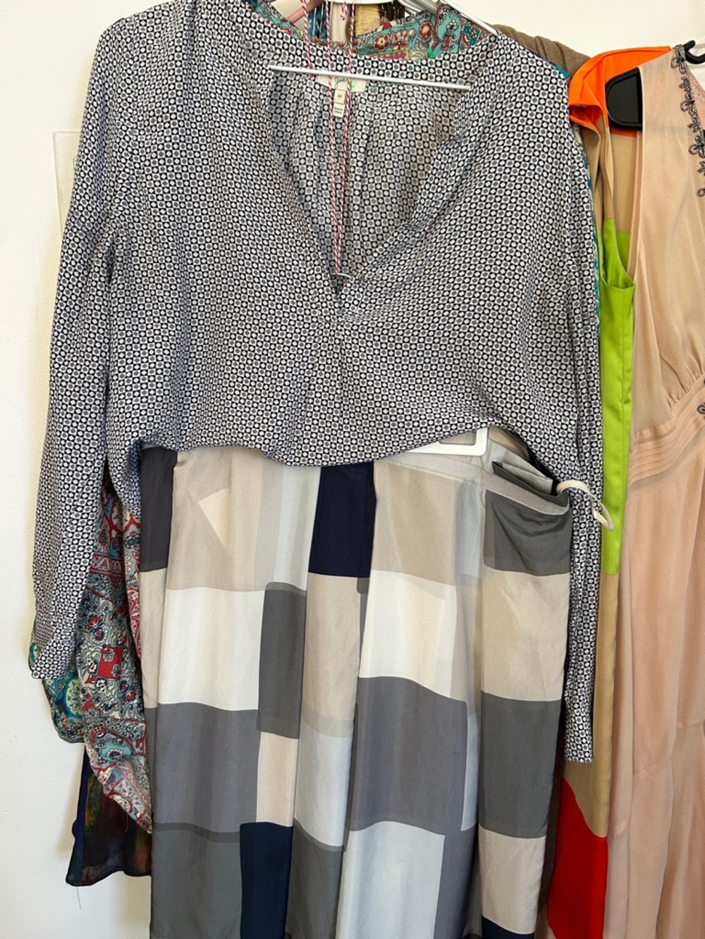 Joie Blouse Boss skirt
